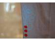 American Apparel Leggings with three petite red buttons at